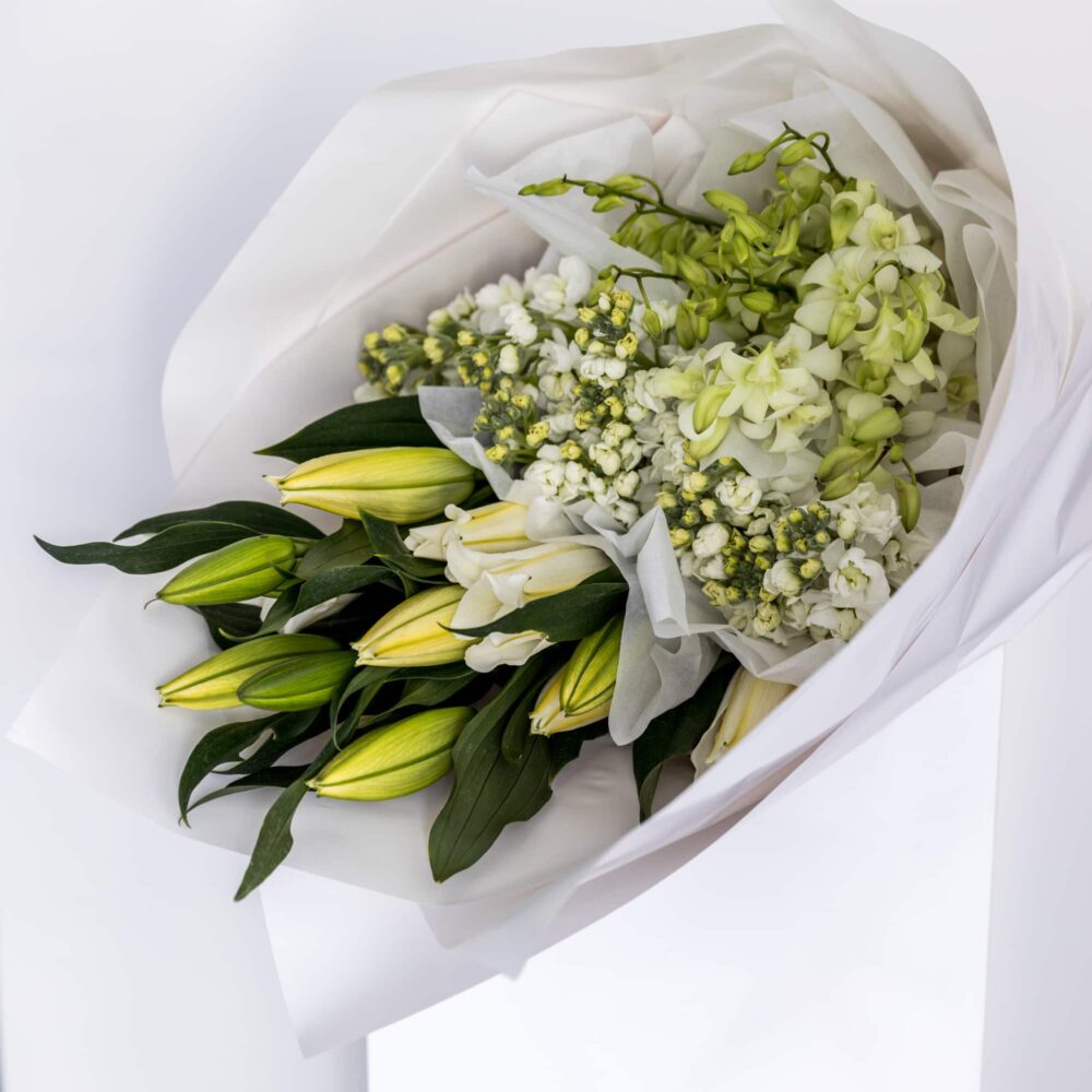 Fresh wrapped flowers by Flowers by Teresa Marrickville