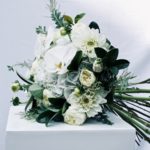 Bridal bouquet wedding flowers by Flowers by Teresa
