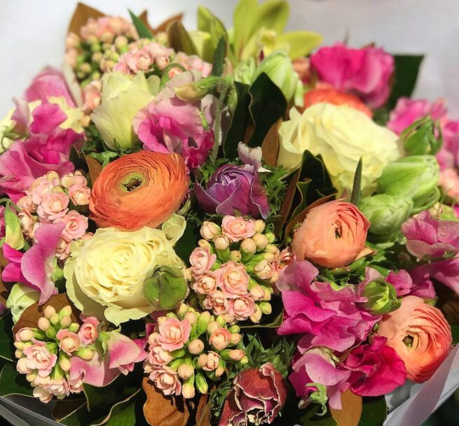 Sunny Dreams flower arrangement by Flowers by Teresa